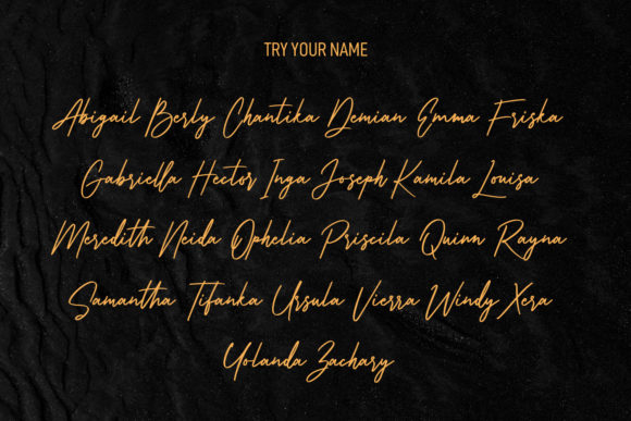 Rottens Signature Font Poster 10