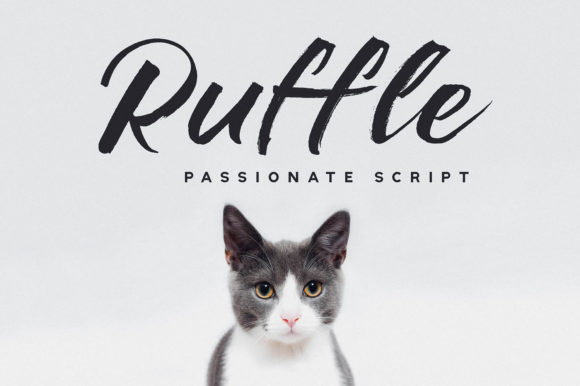 Ruffle Font Poster 1