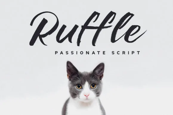 Ruffle Font Ruffle Font Poster 1