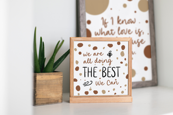 Rustic Farmhouse Font Poster 6