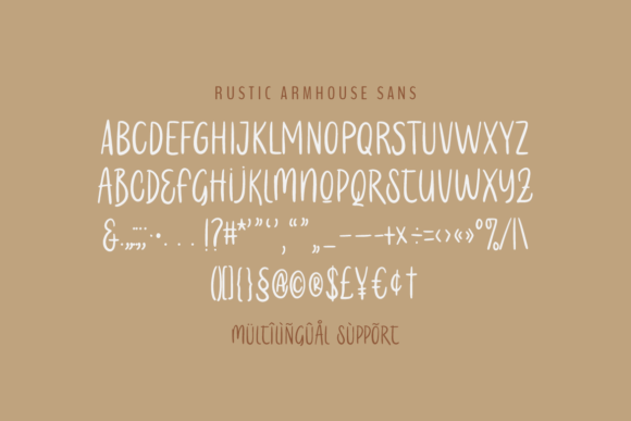 Rustic Farmhouse Font Poster 10