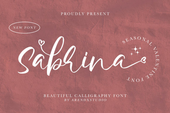 Sabrina Font Poster 1