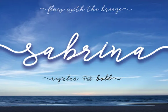 Sabrina Font Sabrina Font Poster 1
