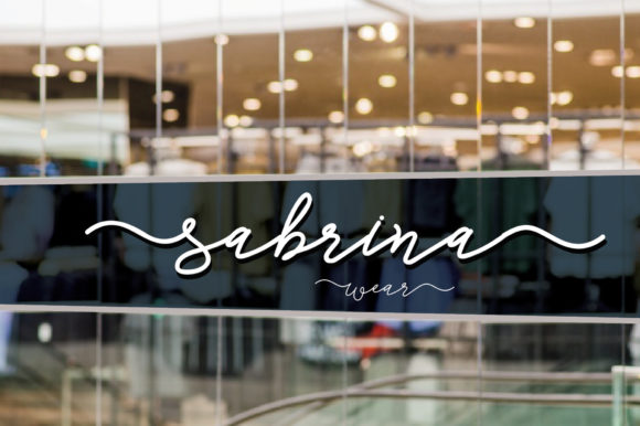 Sabrina Font Poster 2
