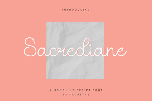 Sacrediane Font Poster 1