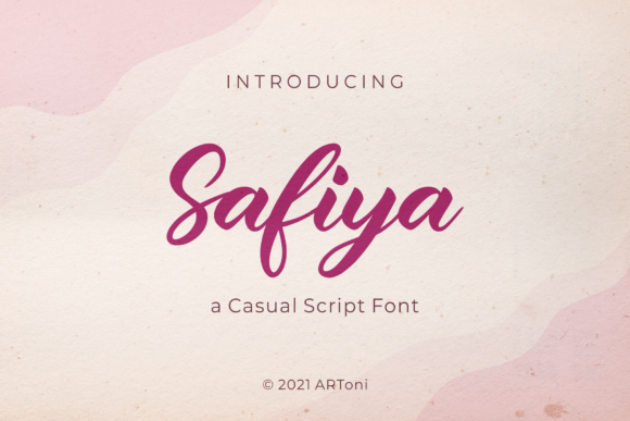 Safiya Font Poster 1