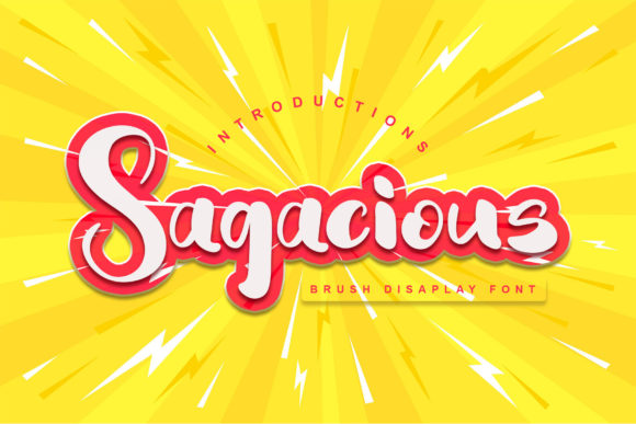 Sagacious Font Poster 1