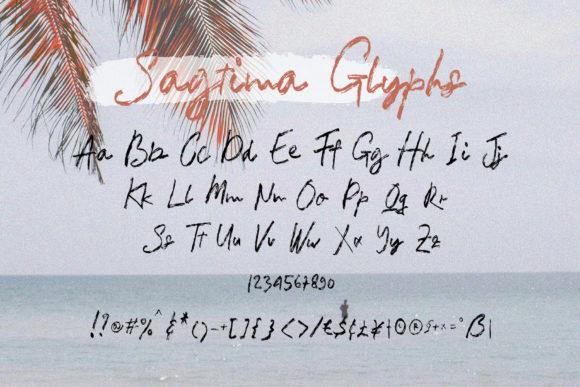 Sagtima Brush Font Poster 6