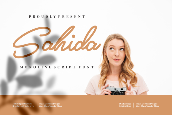 Sahida Font Poster 1