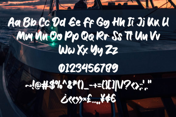 Sailorman Font Poster 4