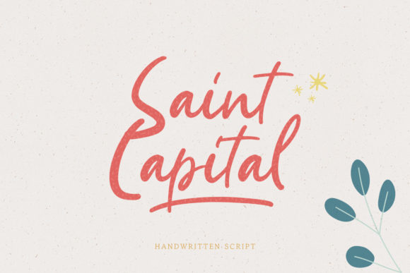 Saint Capital Font Poster 1