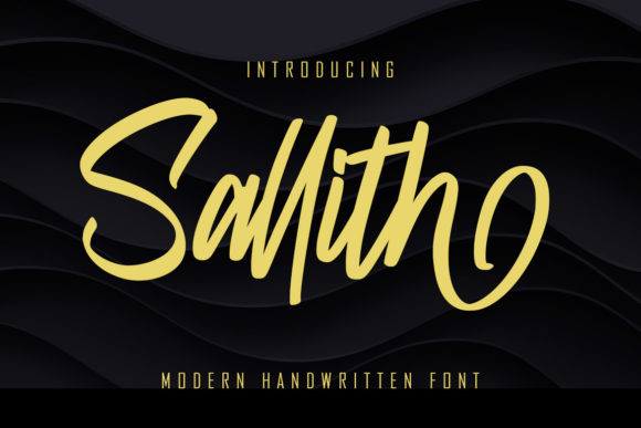 Sallith Font Poster 1