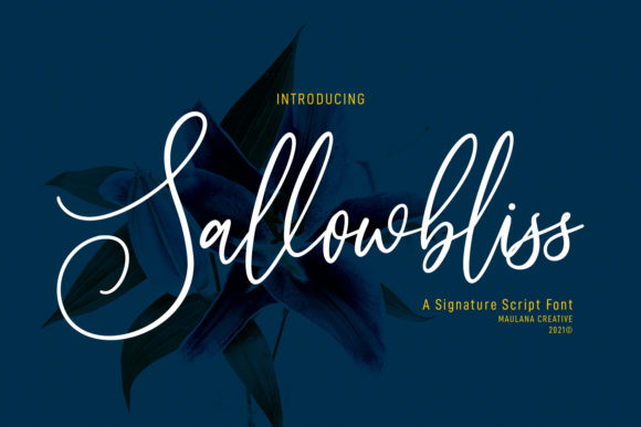 Sallowbliss Font Poster 1