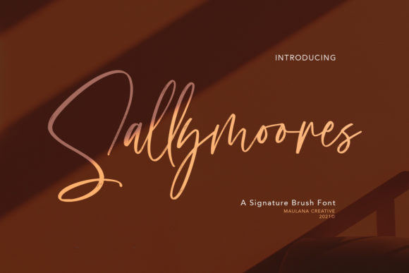 Sallymoores Font Poster 1