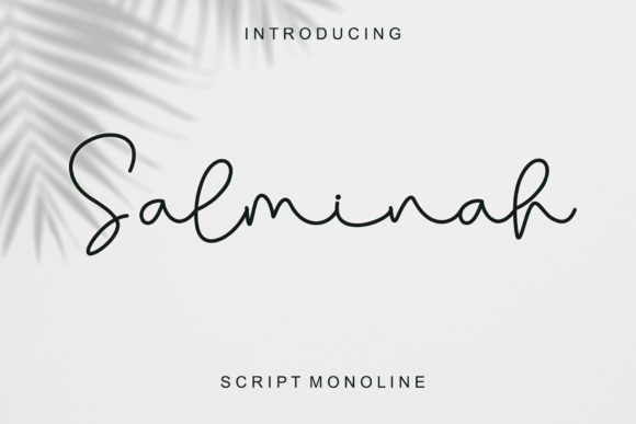 Salminah Font Poster 1