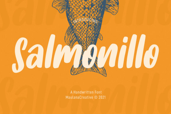 Salmonillo Font Poster 1