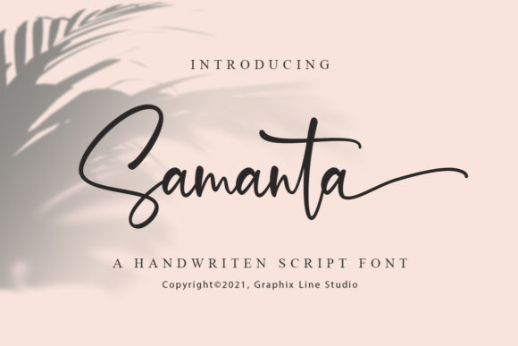 Samanta Font Poster 1