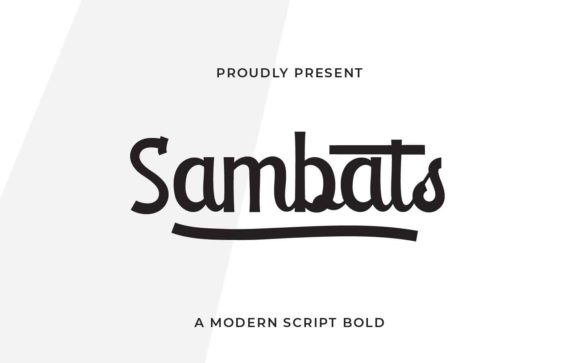 Sambats Font Poster 1