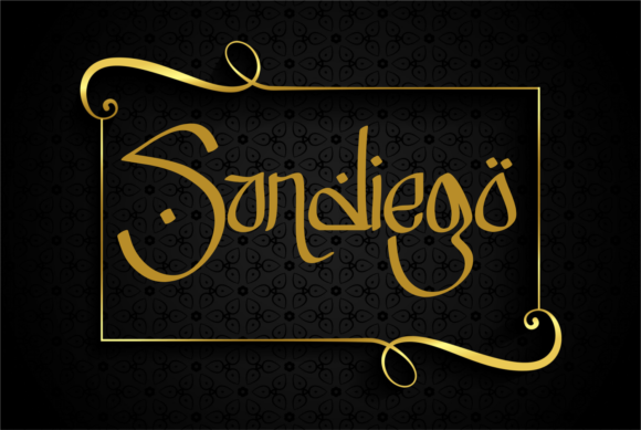 Sandiego Font Poster 1
