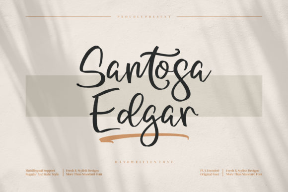 Santosa Edgar Font Poster 1