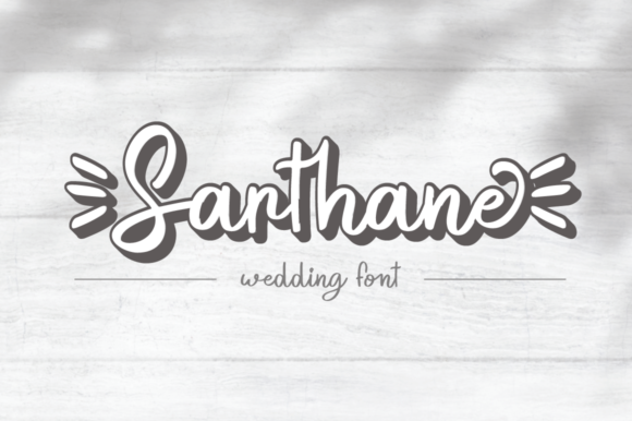 Sarthane Font Poster 1