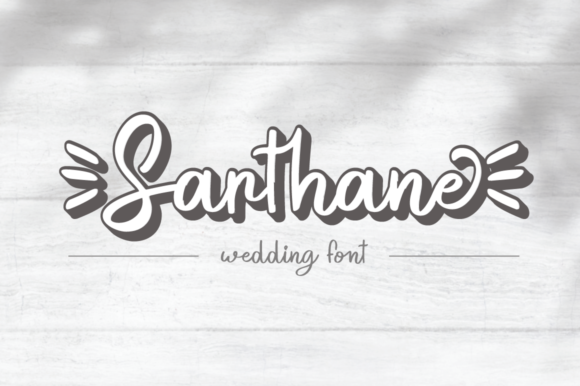 Sarthane Font Sarthane Font Poster 1