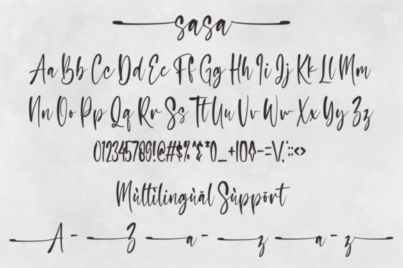 Sasa Font Poster 9