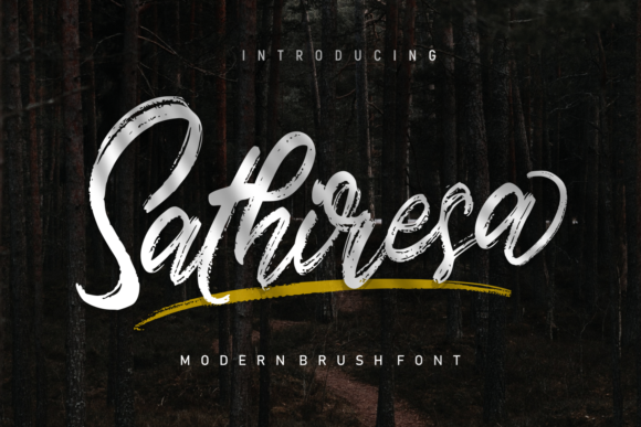 Sathiresa Font Poster 11