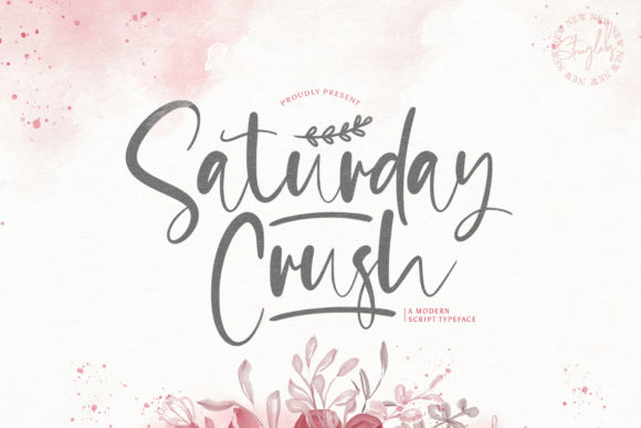 Saturday Crush Font Poster 1