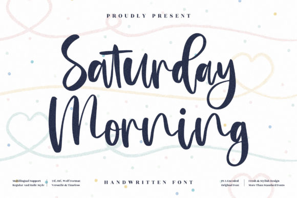 Saturday Morning Font