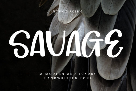 Savage Font Poster 1