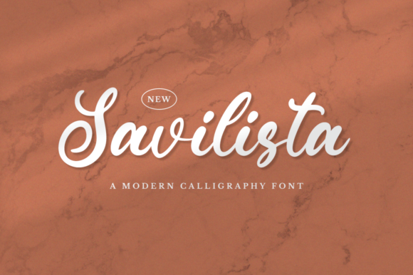 Savilista Font Savilista Font Poster 1