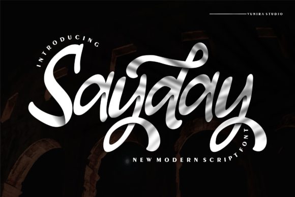 Sayday Font Poster 1