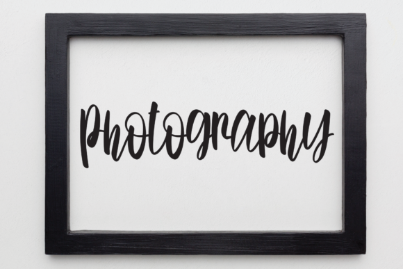 Scenery Sunrise Font Poster 2