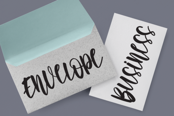 Scenery Sunrise Font Poster 3