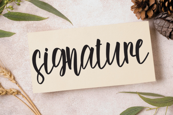 Scenery Sunrise Font Poster 4