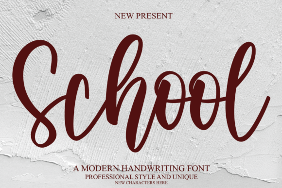 School Font