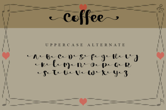 School Coffee Font Poster 6