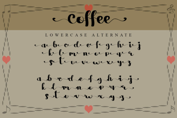 School Coffee Font Poster 7