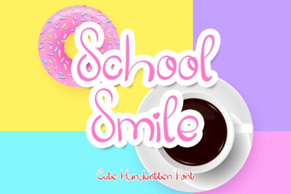 School Smile Font Poster 1