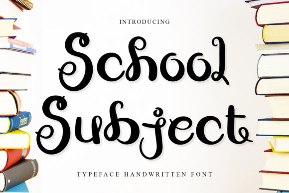 School Subject Font