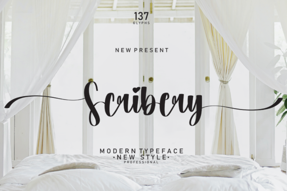Scribery Font Poster 1