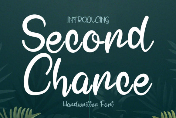Second Chance Font Poster 1