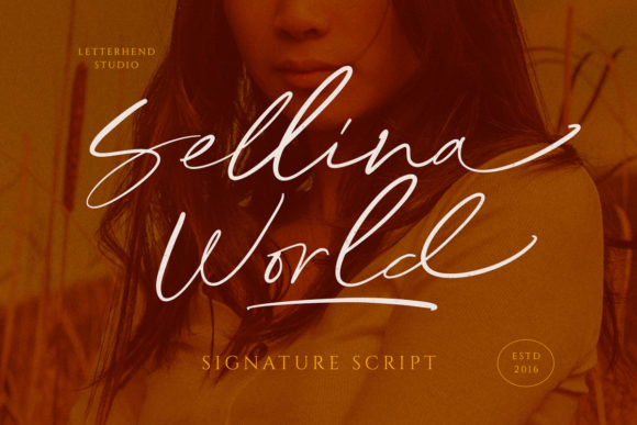 Sellina World Font Poster 1