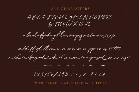 Sellina World Font Poster 9