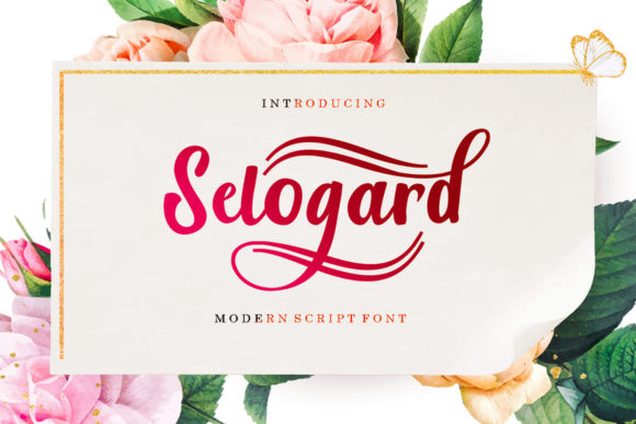 Selogard Font Poster 1