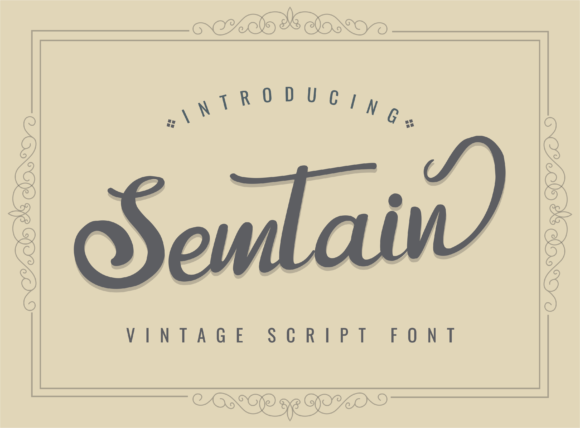 Semtain Font Poster 1