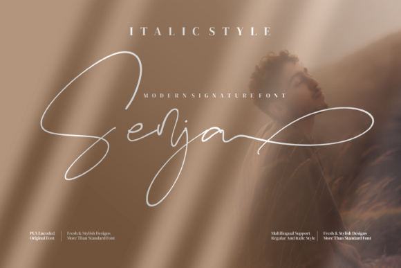 Senja Font Poster 2