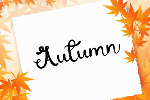 September Rain Font Poster 4