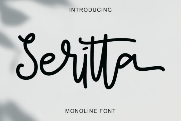 Seritta Font Poster 1